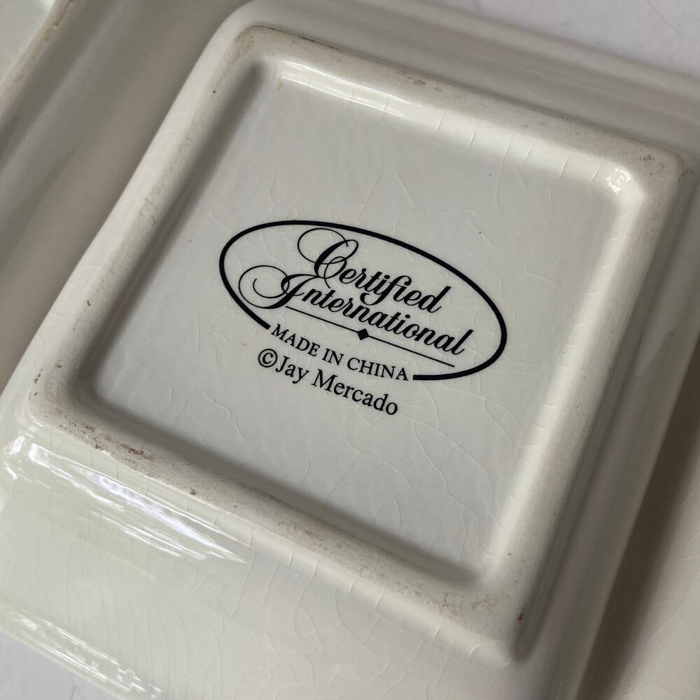 Certified International Fruit Gallery Relish Tray Jay Mercado Designs 18 3/4” - Picture 10 of 10